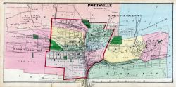 Pottsville, Schuylkill County 1875